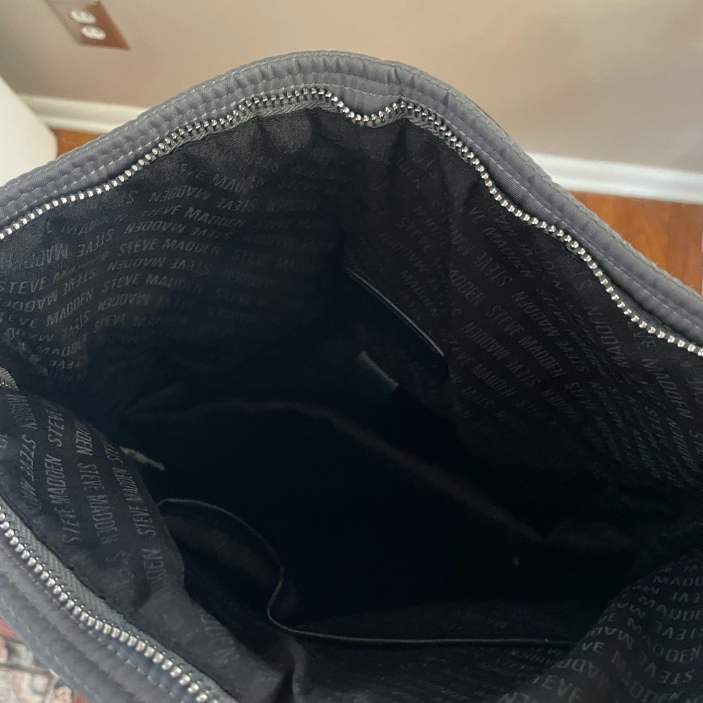 Steve Madden Quilted Nylon Backpack | Purse | Bag - Picture 3 of 5